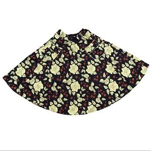Voodoo Vixen Floral Circle Skirt